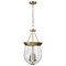 Nuvo Boliver 3-Light Pendant 11 in. Vintage Brass Clear Seeded Glass 60/7801 - alternate 2